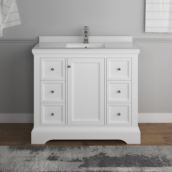 Fresca Windsor 40" Single Bathroom Vanity Set & Reviews Wayfair
